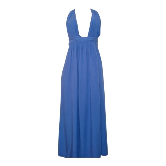 Lulu’s Magical Movement Periwinkle Blue Wrap Maxi Dress Lulu's - Picture 7 of 9